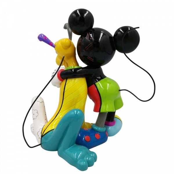 Mickey Mouse Og Pluto, DISNEY BRITTO MICKEY AND PLUTO 90TH ANNIVERSARY LARGE FIGURINE, Mickey Mouse, Mickey Mouse figur, Pluto, Pluto figur, Disney Britto, Romero Britto, Britto kunstner, Britto figur, Britto figurer, Disney samling, Disney samler, Romero kunst, Farvede figurer Disney, Disney figur, Disney figurer, alle Disney figurer, eventyrfigur, eventyrfigurer, eventyrlig figur, eventyrlige figurer, magisk figur, magiske figurer, Disney shop, Disney butik, Disney butikDK, Disney butik I Danmar, Fra alle os til alle jer
