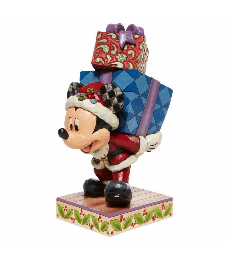 Mickey Mouse Med Julegaver, Mickey Carrying gifts, Disney Traditions by Jim Shore, Jim Shore figur, Disney Traditions, Mickey Mouse julefigur, Udgået figur,Disney figur, Disney figurer, alle Disney figurer, eventyrfigur, eventyrfigurer, eventyrlig figur, eventyrlige figurer, magisk figur, magiske figurer, Disney jul, Disney julepynt, Disney ornament, Disney juleophæng, Disney shop, Disney butik, Disney butikDK, Disney butik I Danmark, juletræspynt, jul, julepynt, juleophæng, julekugle, Disney julekugle, fra alle os til alle jer, Disney juleshow, højtid, julefigur, julefigurer, julegave, gaveide, Disney gave, Disney julegave, julepynt, en fortryllende jul, en magisk jul, Fra alle os til alle jer, Disney Juleshow,