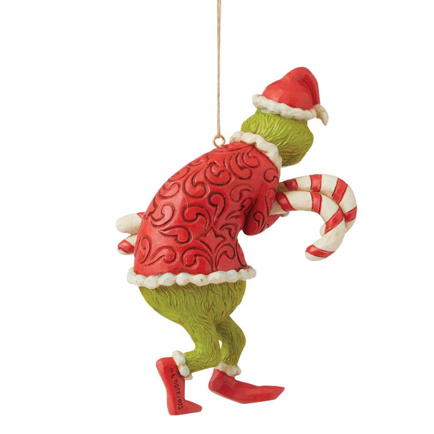 Grinchen Stjæler Slikstokke, Grinch Stealing Candy Canes Hanging Ornament, 6009206, Grinch, Grinchen, Grinch figurer, Grinch-figur, Grinchen der stjal julen, Grinchen by Jim Shore, Dr. Seuss, jul, julepynt, juledecor, julefilm, jul, hvem stjal julen, eventyrfigur, eventyrfigurer, eventyrlig figur, eventyrlige figurer, magisk figur, magiske figurer, figur, Grinchen by Jim Shore, Grinch by jim Shore, Jim Shore figurer, Jim Shore figure, grinch jul, grinchen Jul, Grinch julefigur, Grinchen Julefigur, Grinch figure, Grinchen figure, Grinchen figurer, Grinch juleophæng, Grinchen Juleophæng, Grinch ornament, grinchen Ornament
