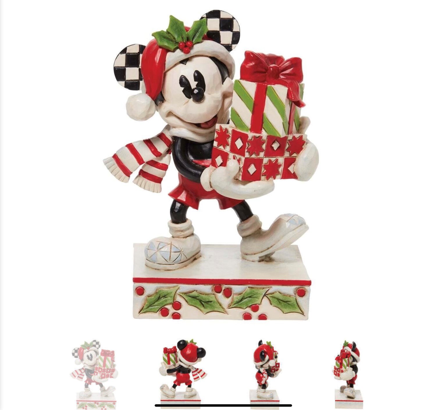 Disney Traditions Christmas Mickey Mouse with Presents, H11,5 Største