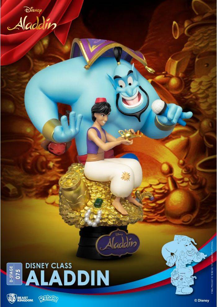 Aladdin figur D-Stage Diorama - Beast Kingdom, Disney Class Series D-Stage PVC Diorama Aladdin Disney figur, Disney figurer, alle Disney figurer, eventyrfigur, eventyrfigurer, eventyrlig figur, eventyrlige figurer, magisk figur, magiske figurer, Disney shop, Disney butik, Disney butikDK, Disney butik I Danmark,