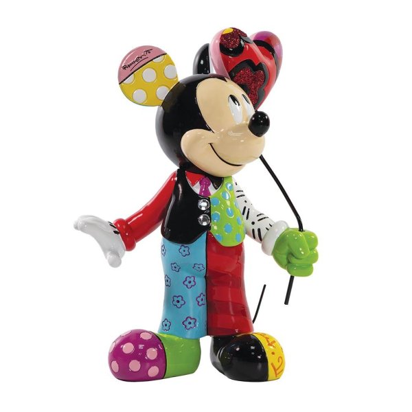 Mickey Mouse Love Figurine by Disney Britto (Limited Edition), 6014861, Mickey Mouse Kærligheds Figur , Mickey Mouse figur, Disney Valentin Figur, Disney kærlighed, Disney Limited Edition, Disney Britto, Romero Britto, Britto kunstner, Britto figur, Britto figurer, Disney samling, Disney samler, Romero kunst, Farvede figurer Disney, Disney figur, Disney figurer, alle Disney figurer, eventyrfigur, eventyrfigurer, eventyrlig figur, eventyrlige figurer, magisk figur, magiske figurer, Disney shop, Disney butik, Disney butikDK, Disney butik I Danmark