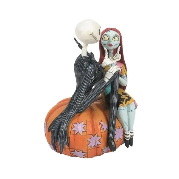 Jack og Sally siddende på Græskar, Disney 6014358, Disney figur, disney figurer, alle disney figurer, magisk figur, magiske figurer, eventyrfigur, eventyrfigure, eventyrlig figur, eventyrlige figurer, Disneyshop danmark, Disney butik, Disney butik DK, Disney butik danmark, online Disney butik, online Disney shop, Disney Traditions, Disney Traditions figur, Disney Traditions by Jim Shore, Jim Shore, Jim Shore figur, Jim Shore figurer, Disney samlerobjekt, Disney Halloween, Halloween figur, Jack Skellington, Jack figur, Sally figur, Nightmare before Christmas, Figurer fra Nightmare before Christmas, Disney figurer fra Nightmare before Christmas, Samlefigurer Nightmare before Christmas, Nightmare before Christmas figurer, Nightmare before Christmas Jack Skellington, Jacksekllington, Jack skellington Figur, Jack skellington figurer,Jack, Disney Halloween figur, Disney Halloween figurer, Disney halloween pynt, Disney Traditions, Disney Traditions Halloween, Nightmare before Christmas Halloween, Nightmare before Christmas Disney Traditions,Køb Jim Shore figurer, Køb Disney figurer, Køb Disney Traditions, Køb Disney kunst,