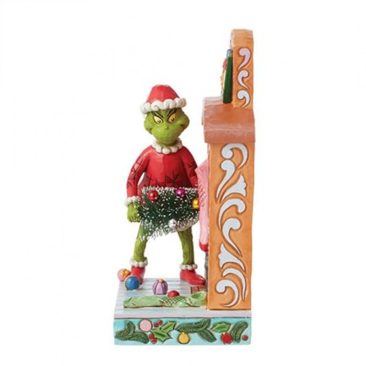 Grinchen Stjæler Juletræ, Grinch Pushing Tree up Fireplace Figurine, 6015214, Grinchen ved pejs, Grinchen julen er stjålet, Grinch, Grinchen, Grinch figurer, Grinch-figur, Grinchen der stjal julen, Grinchen by Jim Shore, Dr. Seuss, jul, julepynt, juledecor, julefilm, jul, hvem stjal julen, eventyrfigur, eventyrfigurer, eventyrlig figur, eventyrlige figurer, magisk figur, magiske figurer, figur, Grinchen by Jim Shore, Grinch by jim Shore, Jim Shore figurer, Jim Shore figure, Julefigur, Julepynt, Juledekoration, julefilm, Grinchen julen er stjålet, Grinchen figurer, Grinchen julen er stjålet,